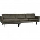 WOOOD RODEO CHAISE LONGUE LEFT ARMY thumbnail