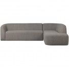 WOOOD SLOPING CORNER SOFA RIGHT GREY MELANGE thumbnail