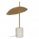 Bordlampe matt gyllent jern/marmor 25x28x45 thumbnail