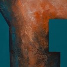 2stk, Abstrakt, håndmalt lerret 70x140 thumbnail