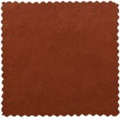 WOOOD RODEO HOCKER ON LEGS VELVET RUST thumbnail