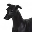FIGURE DOG BLACK POLYRESIN DECORATION 39 X 15 X 34,50 CM thumbnail