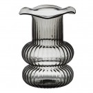 Vase i grått glass 17x17x25 thumbnail