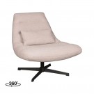 NOX SWIVEL ARMCHAIR NATURAL BOUCLE thumbnail
