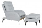 Reclainer - liggestol  - SOFA-BED SET 2 POLYESTER METAL 74X85X90  thumbnail