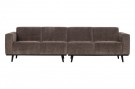 WOOOD STATEMENT 4-SEATER 280 CM FLAT RIB TAUPE thumbnail