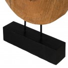 SCULPTURE NATURAL WAY MANGO WOOD 38 X 8 X 52 CM thumbnail