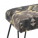Benk svart-taupe 120x42x48 thumbnail