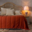 Sengeteppe vendbar beige-flis 180x260 thumbnail