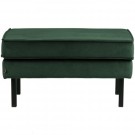 BePureHome RODEO HOCKER ON LEGS VELVET GREEN FOREST thumbnail