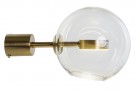 VEGGLAMPE I GLASS  / METAL 20X25X20 BALL GOLDEN thumbnail