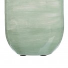 Dekorativ flaske i grønn-sølv glass 16x9x54 thumbnail