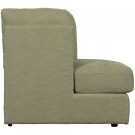Vtwonen FAMILY 1-SEAT ELEMENT ROUND CORNER LEFT WOVEN FABRIC GREEN thumbnail