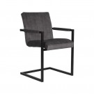 MILO DINING CHAIR ANTRACIT VELOUR thumbnail