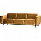 WOOOD STATEMENT 3-SEATER 230 CM VELVET HONEY YELLOW thumbnail
