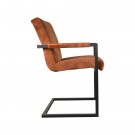 MILO DINING CHAIR OCHER VELOUR thumbnail