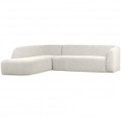 WOOOD SLOPING CORNER SOFA LEFT PEARL MELANGE thumbnail