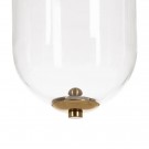 CEILING LAMP GOLD METAL / GLASS LIGHTING 13 X 13 X 30 CM thumbnail