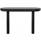 WOOOD MAEL DESK/SIDETABLE VENEER BLACK thumbnail