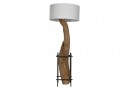 FLOOR LAMP TEAK IRON 75X75X200 LA-217899 thumbnail