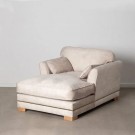 Sjeselongsofa beige 114x155x92 thumbnail