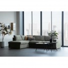 WOOOD FREDDIE CORNER SOFA LEFT WARM GREEN thumbnail