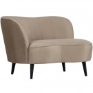 WOOOD SARA LOUNGE ARMCHAIR LEFT VELVET KHAKI thumbnail