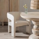 2 spisestoler i sett CHAIR BEIGE FABRIC ROOM 69 X 66 X 73 CM thumbnail