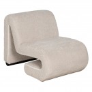 ARMCHAIR BEIGE FABRIC ROOM 60 X 90 X 63 CM thumbnail