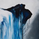 Abstrakt, håndmalt lerret 100x150 thumbnail
