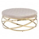 MAIN TABLE TAUPE OLD ROOM 110 X 110 X 43 CM thumbnail