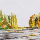 Abstrakt, håndmalt lerret 146x96 thumbnail