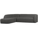 BePureHome SLOPING CORNER SOFA LEFT GREY/BLACK MELANGE thumbnail