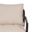 ARMCHAIR BLACK WEAVE-WOOD ROOM 70 X 77 X 72 CM thumbnail