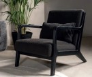  CELINA FAUTEUIL BLACK m/ryggpute thumbnail
