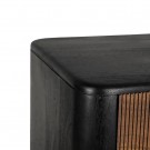 WARDROBE BROWN-BLACK WOOD ROOM 90 X 40 X 150 CM SKU. 612967 thumbnail