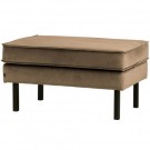 WOOOD RODEO HOCKER ON LEGS VELVET TAUPE thumbnail