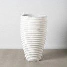 VASE WHITE FIBER CEMENT DECORATION 82 X 82 X 120 CM thumbnail