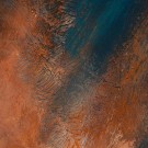 2stk, Abstrakt, håndmalt lerret 70x140 thumbnail