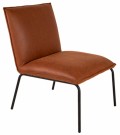 Namsen - Lenestol konjakk 73,5x63x82,5 PU, metall, 1stk- i pakke thumbnail