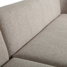WOOOD SLOPING CORNER SOFA LEFT NATURAL MELANGE thumbnail