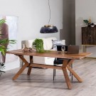 Spisebord natur tre 220x90x76 thumbnail