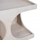 Veggskap hvit mangotre 91x38x149 thumbnail