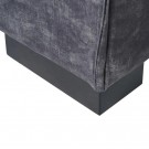 3 SEATER SOFA DARK GREY FABRIC ROOM 230 X 93 X 97 CM thumbnail