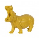 FIGURE HIPPO YELLOW RESIN 66 X 25,50 X 51 CM thumbnail