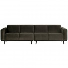 WOOOD STATEMENT 4-SEATER 280 CM VELVET DARK GREEN thumbnail