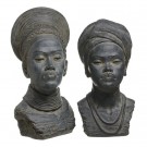 Bust african 2stk  31x28x52 thumbnail
