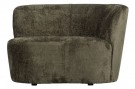 WOOOD STONE SMALL SOFA RIGHT WARM GREEN thumbnail