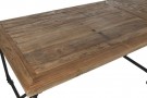 TABLE WOOD METAL 300X100X78 BROWN thumbnail