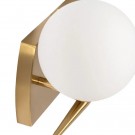 VEGGLAMPE GULL METALL  / GLASS LIGHTING 40 X 15 X 20 CM thumbnail